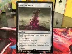 NM Basalt Monolith, MTG, Lord of the Rings, Magic the Gathering, 274 - Image 1