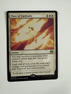 MTG Flare of Fortitude Normal NM MH3 R 26 - Image 1