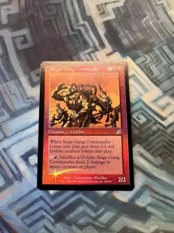MTG Foil Siege-Gang Commander NM-/EX+ Scourge - Image 1