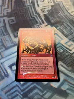 MTG Foil Siege-Gang Commander NM-/EX+ Scourge - Image 2