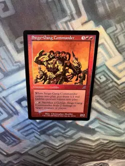 MTG Foil Siege-Gang Commander NM-/EX+ Scourge - Image 3