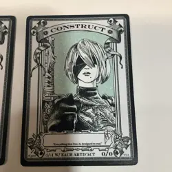 2 Autographed Signed, RK Post token, Magic, the gathering MTG Construct 0/0 - Image 2