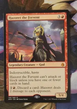 MTG Hazoret the Fervent Amonkhet 136/269 Regular Mythic NM - Image 1