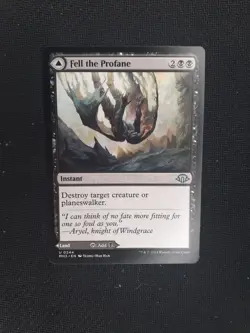Fell the Profane // Fell Mire - MH3 - NM - MTG - Image 1