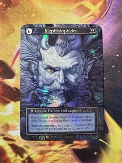 Sorcery Contested Realm GOTHIC UNIQUE FOIL Mephistopheles - Image 1