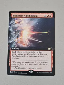 Planetary Annihilation Extended Art R0032 Edge of Eternities MTG - NM+ - Image 1