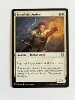 MtG Starnheim Aspirant NM The List Kaldheim Magic the Gathering uncommon card - Image 1