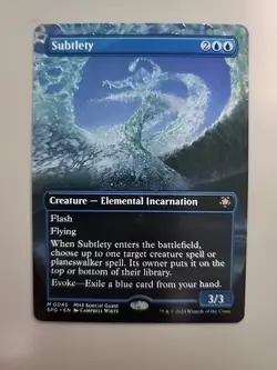 MTG Subtlety Modern Horizons 3 Special Guest 45 Borderless Mythic - Image 1