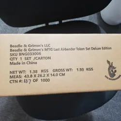 Beadle and Grimm’s Avatar The Last Airbender Deluxe Kit Sealed #167/1000 - Image 3