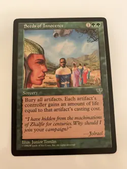 MTG NM Seeds of Innocence Mirage Free Shipping In The US With Tracking - Image 1