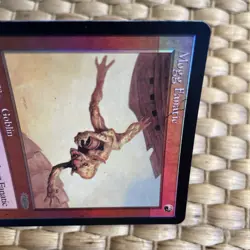 MtG Mogg Fanatic Foil FNM DCI Promo Foil Cut Line Error English 2002 - Image 3