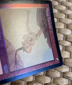 MtG Mogg Fanatic Foil FNM DCI Promo Foil Cut Line Error English 2002 - Image 4