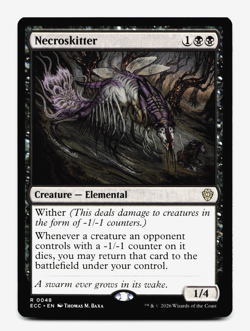 Necroskitter [Commander: Lorwyn Eclipsed] Magic MTG ECC 0048 NM 💀 - Image 1