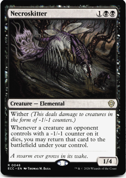 Necroskitter [Commander: Lorwyn Eclipsed] Magic MTG ECC 0048 NM 💀 - Image 3