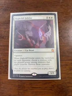 Magic The Gathering: Highcliff Felidar [Foil] (Near Mint - Mythic Rare) - Image 3