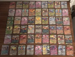 POKEMON TCG Lot Of 55 Scarlet & Violet/ Mega Era EX Rare Cards - Image 2