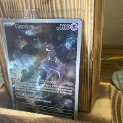 Pokemon 151 Mewtwo Scarlet & Violet UPC Black Star Promo 052 Card Holo Sealed - Image 3