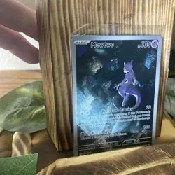 Pokemon 151 Mewtwo Scarlet & Violet UPC Black Star Promo 052 Card Holo Sealed - Image 4