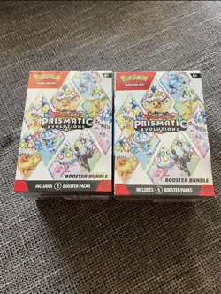 Pokemon TCG: Prismatic Evolutions Booster Bundle *Lot Of 2* - Factory Sealed - Image 1