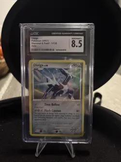 CGC 8.5 NM DIALGA POKEMON 2007 DIAMOND & Pearl - 1/130 HOLO - Image 1