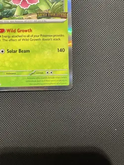 Pokemon TCG (prerelease) Meganium MEP 001 Promo ME01: Mega Evolution Promo NM - Image 4