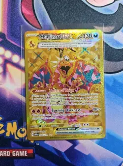 Pokemon TCG Charizard EX Obsidian Flames Holo Hyper Rare Card 228/197 NM - Image 1