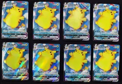 2023 Pokemon S-CHN Surfing Pikachu VMAX CSDC E 022/024 Full Art Holo Lot*8 NE40 - Image 1