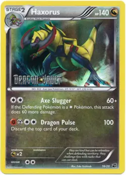 1x Haxorus - 16/20 - Promotional Moderately Played Pokemon Unique and Misc. Poke - Image 1