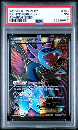 Hydreigon EX 103/108 Full Art Ultra Rare Roaring Skies NM PSA 7 - Pokemon TCG - Image 1
