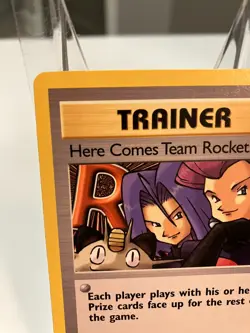 Vintage 1st Edition Black Star Rare Team Rocket Pokemon Card - Image 3