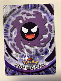 GASTLY #92 Pokemon Card TCG Topps TV Animation - Image 1