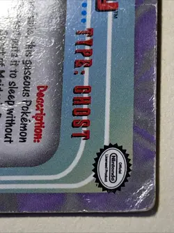 GASTLY #92 Pokemon Card TCG Topps TV Animation - Image 3