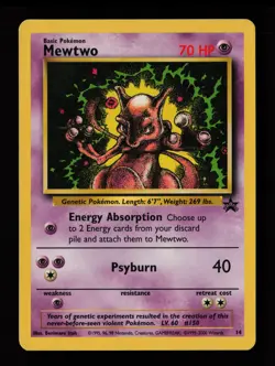 Mewtwo 14/53 Promo WoTC Promo Pokemon Card - Image 1