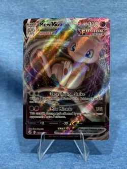Pokemon Mew VMAX Fusion Strike 114/264 Ultra Rare Holo 310HP Psychic - Image 1