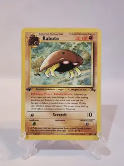 1st Edition Kabuto 50/62 Fossil Pokemon TCG - Image 1