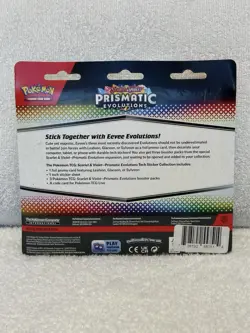 Pokemon TCG: Prismatic Evolutions Tech Sticker Collection “Glaceon Promo” NEW - Image 2