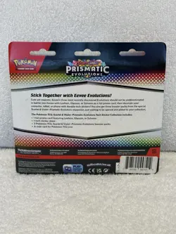 Pokemon TCG: Prismatic Evolutions Tech Sticker Collection “Glaceon Promo” NEW - Image 2