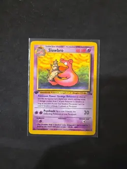 Pokemon TCG Slowbro Fossil 43/62 Regular 1st Edition Uncommon Non Holo - MINT - Image 1