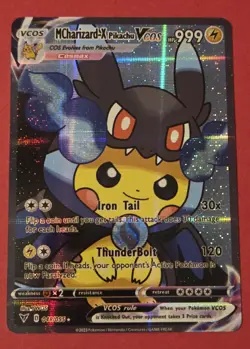 Pikachu Charizard Pokemon Card Holo GX TCG 8 - Image 1