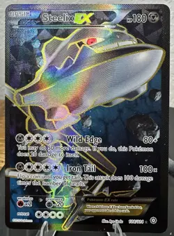 Steelix EX 108/114 Steam Siege Ultra Rare Full Art Holo Pokemon TCG LP - Image 1