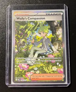 Wally's Compassion 186/132 Mega Evolution Special Illustration Rare Pokemon Card - Image 1