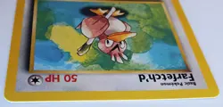 Pokemon - Base Set 1st Edition - Farfetch'd 27/102 - Image 5