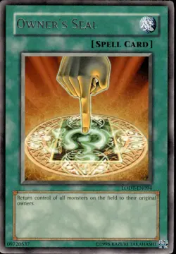 Yugioh! MP Owner's Seal - LODT-EN094 - Rare - Image 1