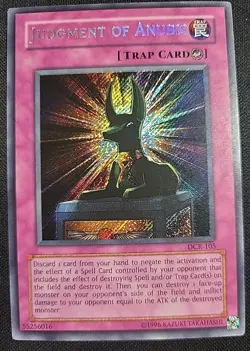 Trap Yugioh Judgment of Anubis DCR-EN105 Dark Crisis (25th Anniversary) Secret R - Image 1