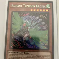 Yu-Gi-Oh! Radiant Typhoon Krosea Secret Rare DOOD-EN015 NM - Image 3