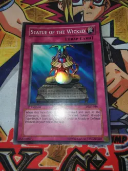 Statue of the Wicked pgd-046 1st Edition (NM/VLP) Super Rare Yu-Gi-Oh! - Image 3