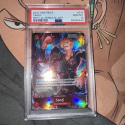 PSA 10 GEM MINT - SANJI Alternate Art OP01-013 - One Piece Romance PRE ERRATA ED - Image 1