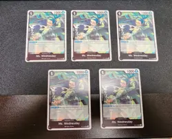 (5) One Piece The Azure Sea's Seven - OP14-083 Ms. Wednesday - Uncommon English - Image 1