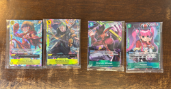 One Piece Illustration Box Vol 3- 4 Sealed Promo Lot of 4 Cards - Image 1