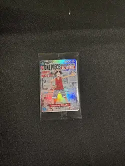 One Piece College Basketball US Voyage Luffy Card IN HAND - MINT - UNOPENED - Image 1